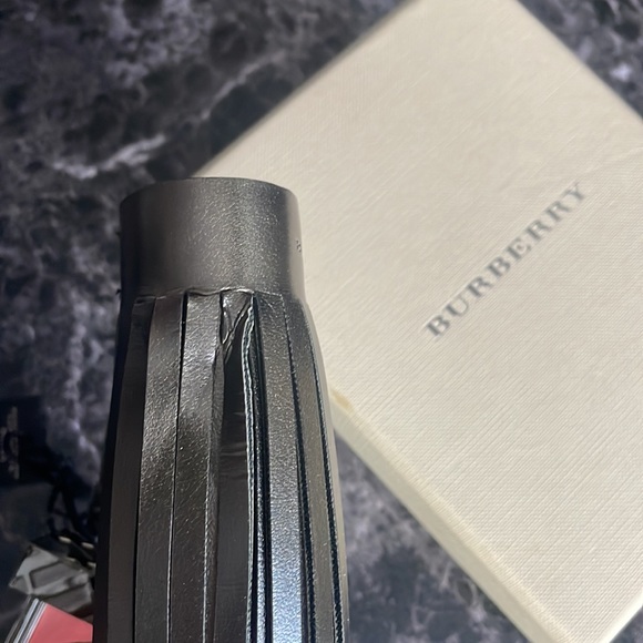 NEW with box & tag Burberry Tassel Lip Balm Keychain - Picture 5 of 6